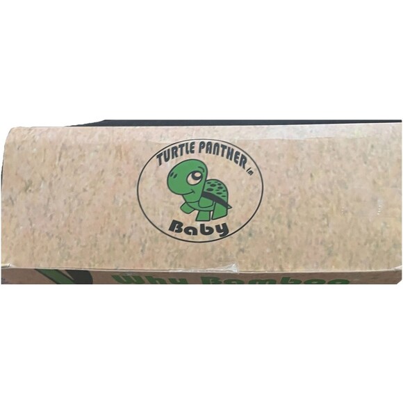 Turtle Panther Baby Bamboo Hooded Towel Set Natural Bath Towel Washcloth New - Picture 4 of 4